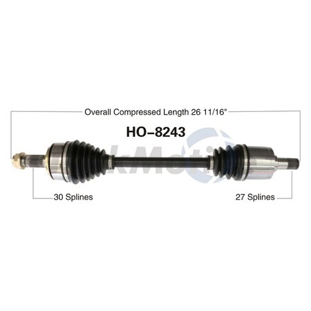 Surtrack Axle Cv Axle Shaft, Ho-8243 HO-8243
